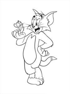 Desenho de Tom E Jerry Desenho Colorir Imprimir 23