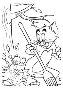 Desenho de Tom E Jerry Desenho Colorir Imprimir 24