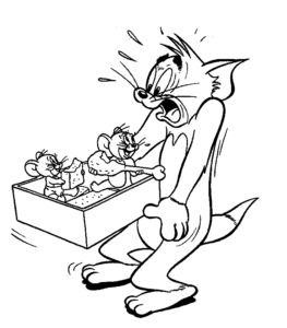 Desenho de Tom E Jerry Desenho Colorir Imprimir 25
