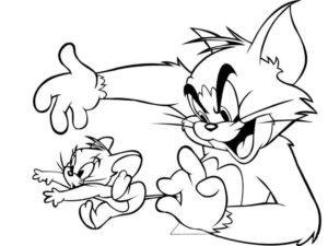 Desenho de Tom E Jerry Desenho Colorir Imprimir 26