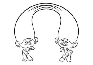 Desenho de Trolls Desenho Colorir Imprimir 04