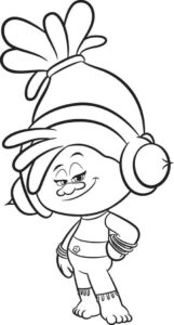 Desenho de Trolls Desenho Colorir Imprimir 10