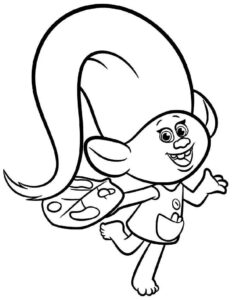 Desenho de Trolls Desenho Colorir Imprimir 13