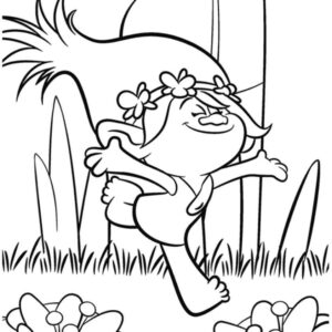 Desenho de Trolls Desenho Colorir Imprimir 17
