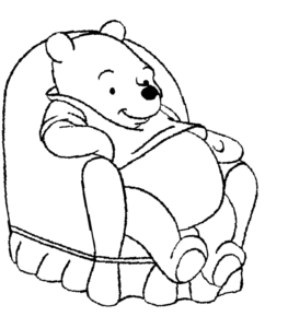 Desenho de Ursinho Pooh Desenho Colorir Imprimir 05