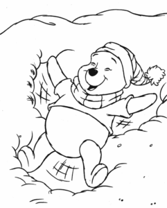 Desenho de Ursinho Pooh Desenho Colorir Imprimir 06