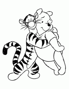 Desenho de Ursinho Pooh Desenho Colorir Imprimir 08