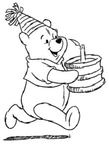 Desenho de Ursinho Pooh Desenho Colorir Imprimir 10