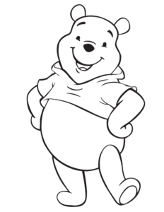 Desenho de Ursinho Pooh Desenho Colorir Imprimir 11