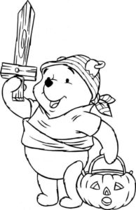 Desenho de Ursinho Pooh Desenho Colorir Imprimir 12