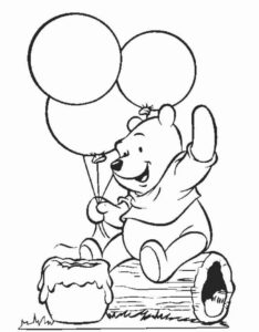 Desenho de Ursinho Pooh Desenho Colorir Imprimir 14