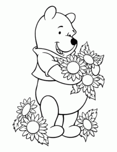 Desenho de Ursinho Pooh Desenho Colorir Imprimir 17
