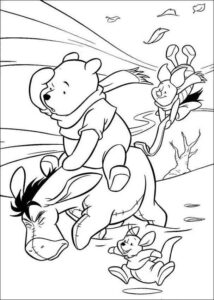 Desenho de Ursinho Pooh Desenho Colorir Imprimir 20