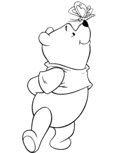 Desenho de Ursinho Pooh Desenho Colorir Imprimir 21