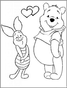 Desenho de Ursinho Pooh Desenho Colorir Imprimir 22
