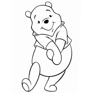 Desenho de Ursinho Pooh Desenho Colorir Imprimir 23