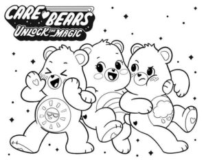 Desenho de Ursinhos Carinhosos Desenho Colorir Imprimir 04