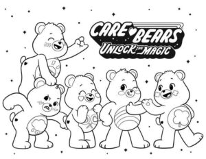Desenho de Ursinhos Carinhosos Desenho Colorir Imprimir 09
