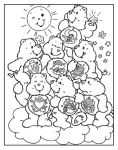 Desenho de Ursinhos Carinhosos Desenho Colorir Imprimir 19