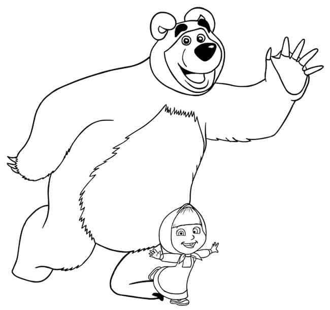 Desenho de Urso Desenho Colorir Imprimir 013