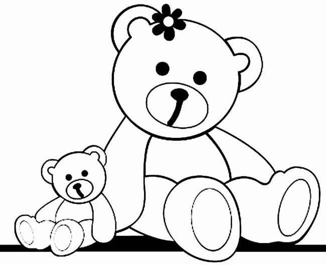 Desenho de Urso Desenho Colorir Imprimir 015