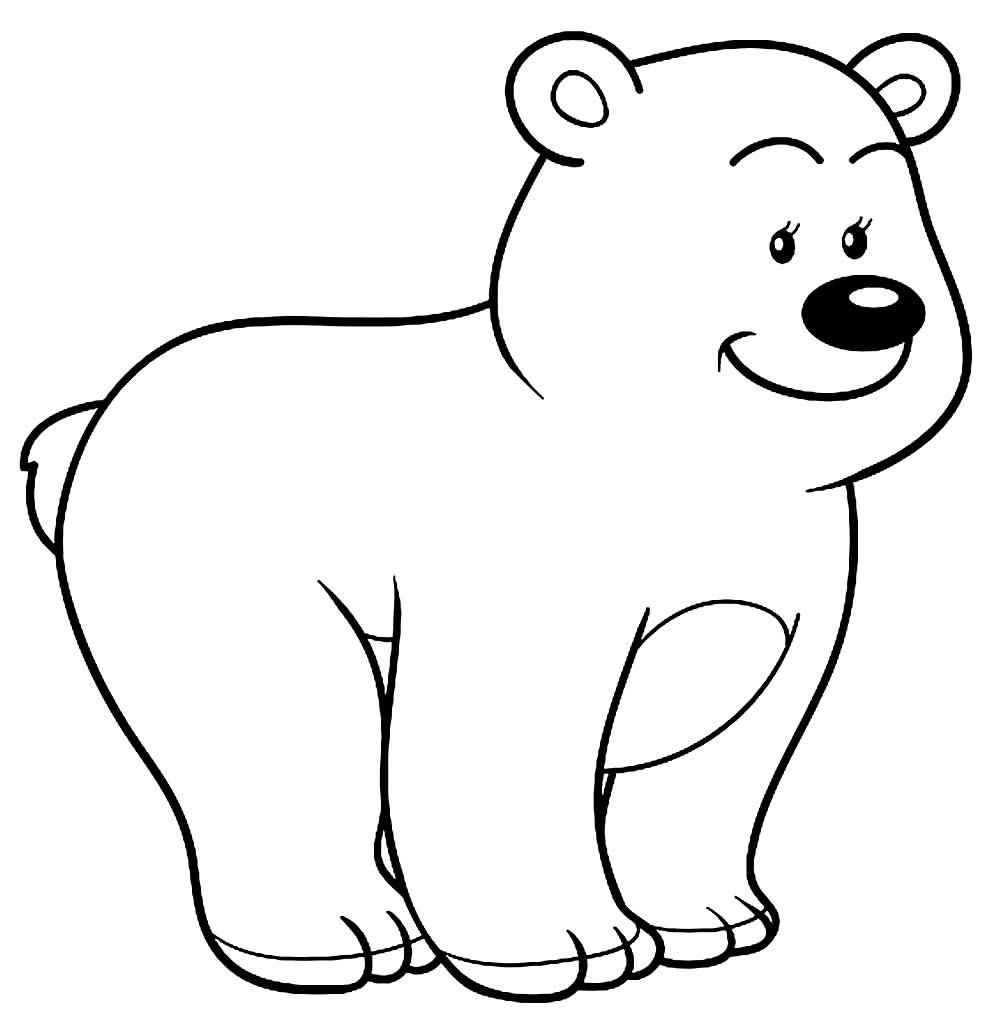 Desenho de Urso Desenho Colorir Imprimir 018