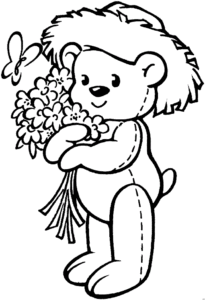 Desenho de Urso Desenho Colorir Imprimir 065