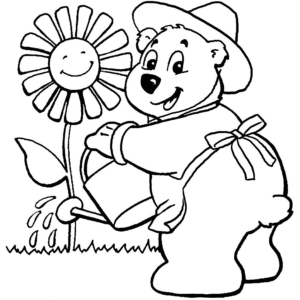 Desenho de Urso Desenho Colorir Imprimir 070