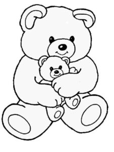 Desenho de Urso Desenho Colorir Imprimir 078