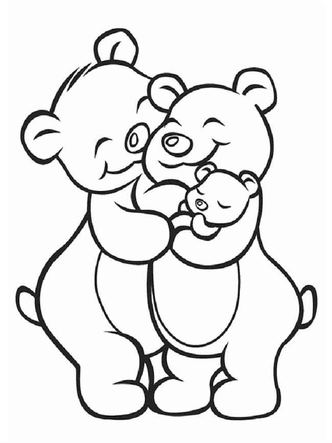 Desenho de Urso Desenho Colorir Imprimir 081