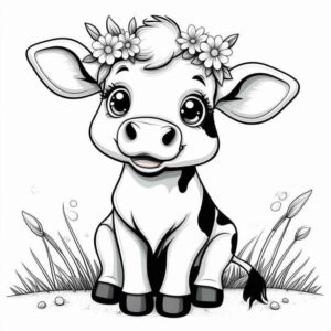 Desenho de Vaca Desenho Colorir Imprimir 03