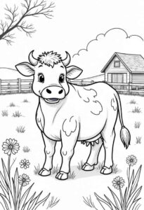 Desenho de Vaca Desenho Colorir Imprimir 11