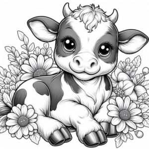 Desenho de Vaca Desenho Colorir Imprimir 15