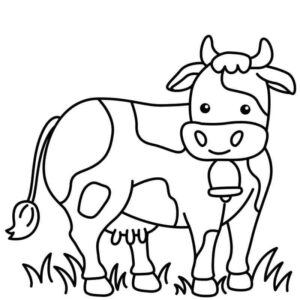 Desenho de Vaca Desenho Colorir Imprimir 16