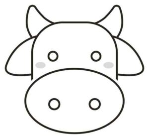 Desenho de Vaca Desenho Colorir Imprimir 24
