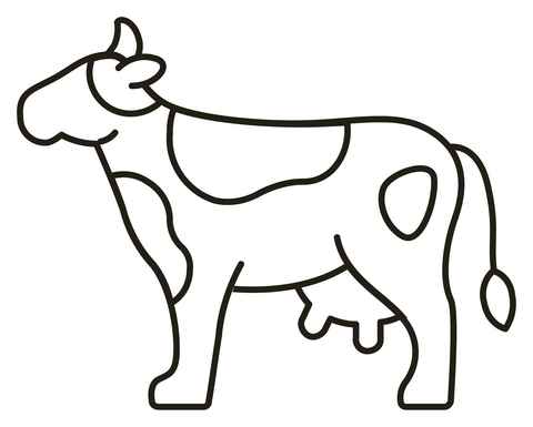 Desenho de Vaca Desenho Colorir Imprimir 25