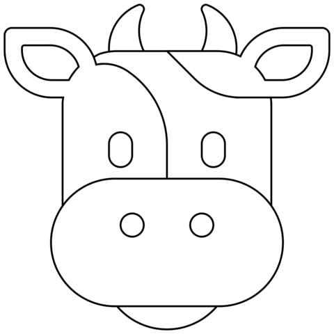 Desenho de Vaca Desenho Colorir Imprimir 26