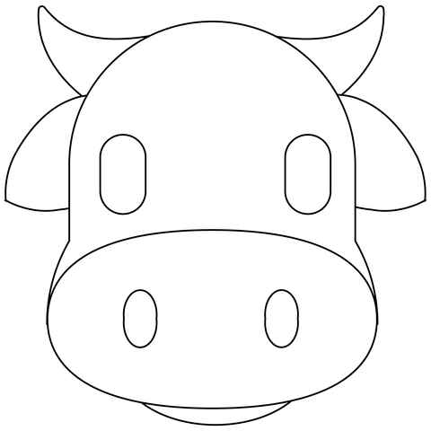 Desenho de Vaca Desenho Colorir Imprimir 34
