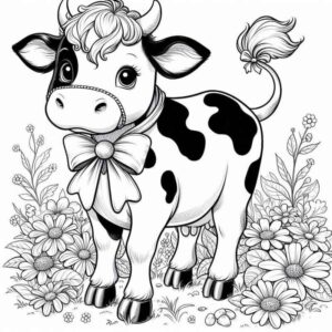Desenho de Vaca Desenho Colorir Imprimir 41