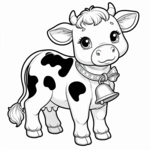Desenho de Vaca Desenho Colorir Imprimir 54