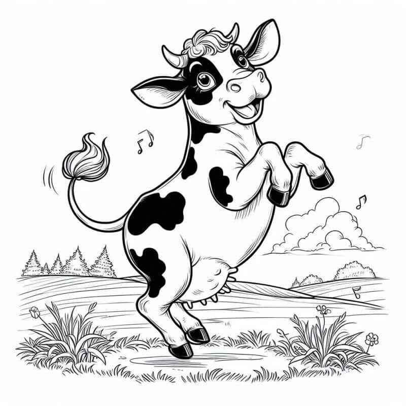 Desenho de Vaca Desenho Colorir Imprimir 55