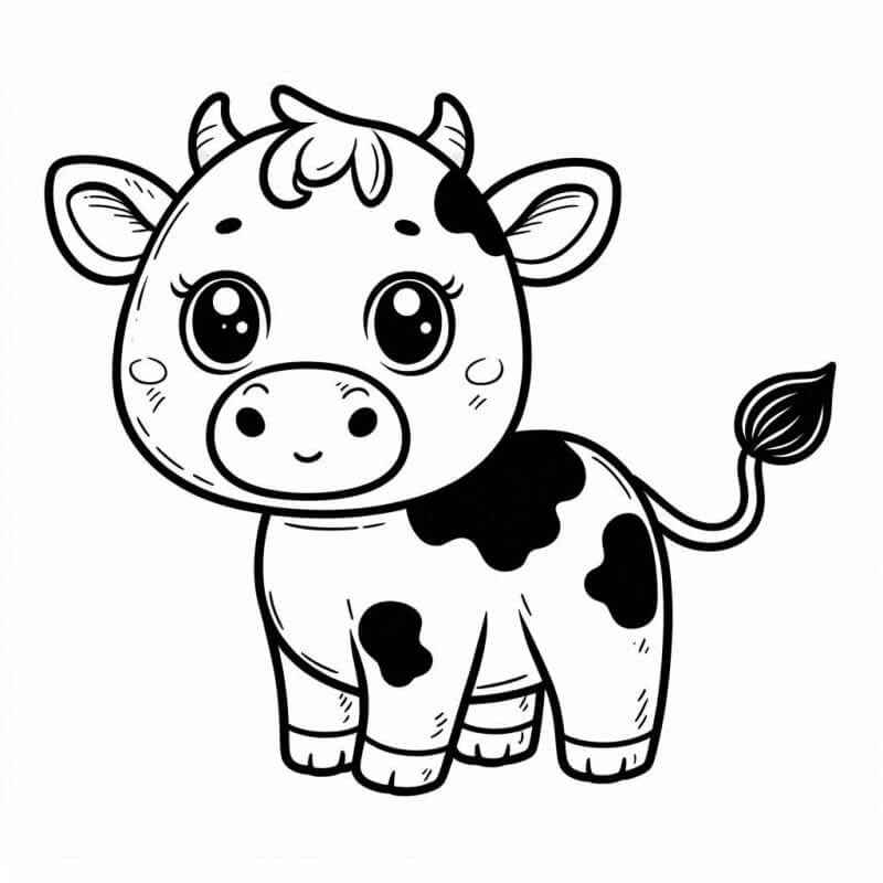 Desenho de Vaca Desenho Colorir Imprimir 57