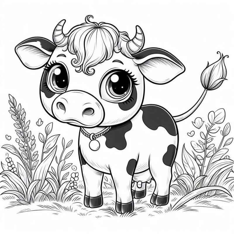 Desenho de Vaca Desenho Colorir Imprimir 58
