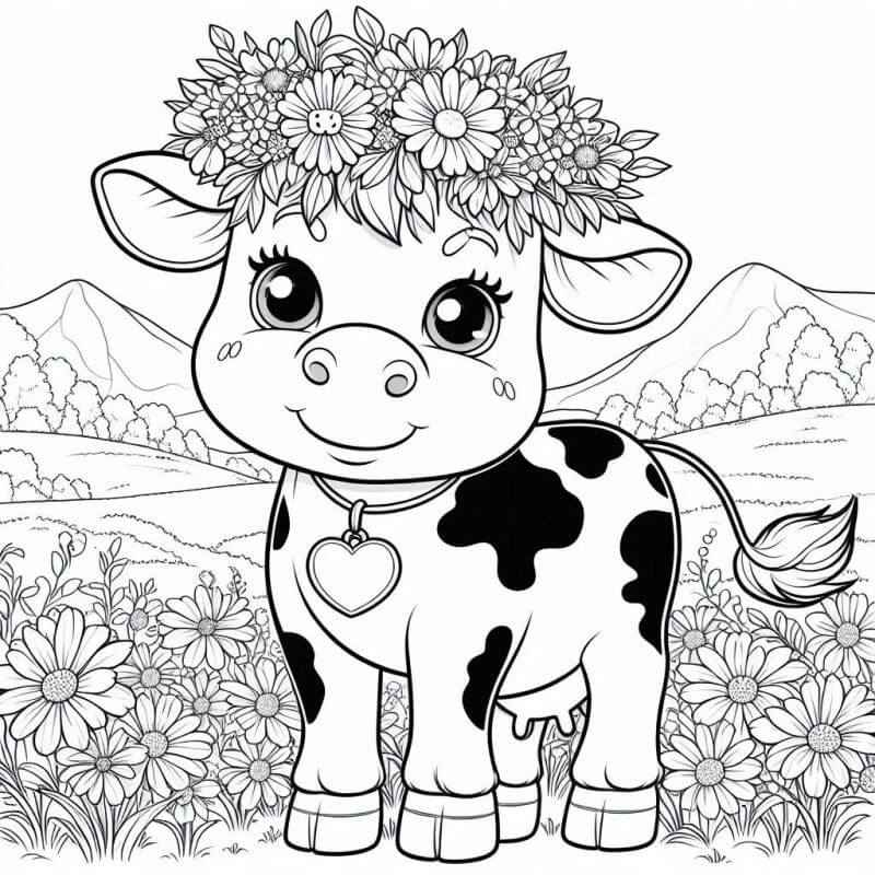 Desenho de Vaca Desenho Colorir Imprimir 60