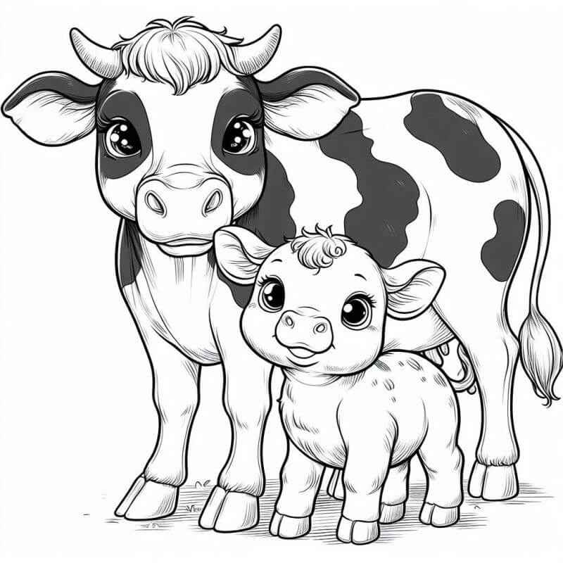 Desenho de Vaca Desenho Colorir Imprimir 67