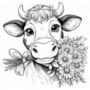 Desenho de Vaca Desenho Colorir Imprimir 72
