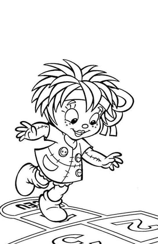 Desenho de Sítio Do Pica Pau Amarelo Desenho Colorir Imprimir 03