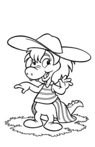 Desenho de Sítio Do Pica Pau Amarelo Desenho Colorir Imprimir 05