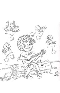 Desenho de Sítio Do Pica Pau Amarelo Desenho Colorir Imprimir 07