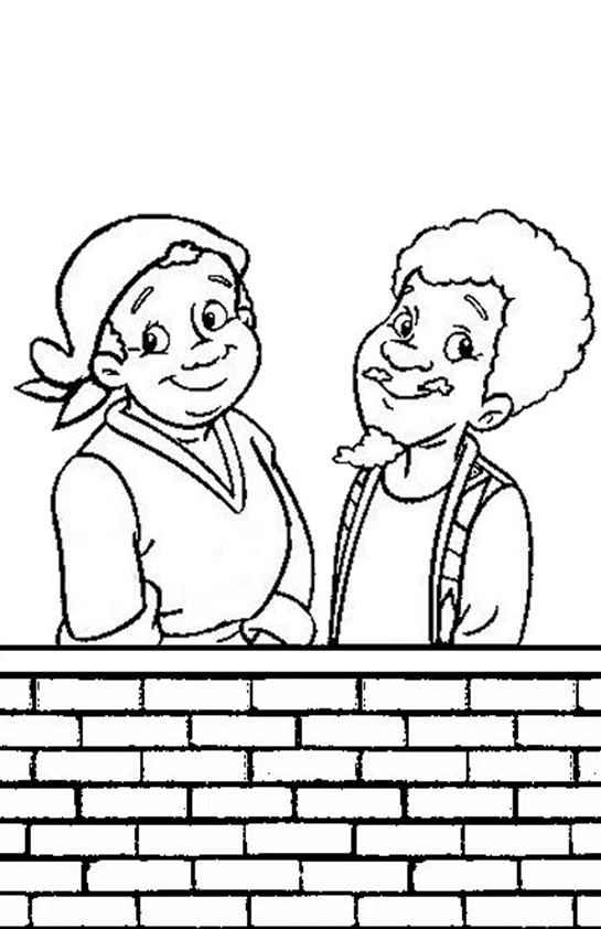 Desenho de Sítio Do Pica Pau Amarelo Desenho Colorir Imprimir 12